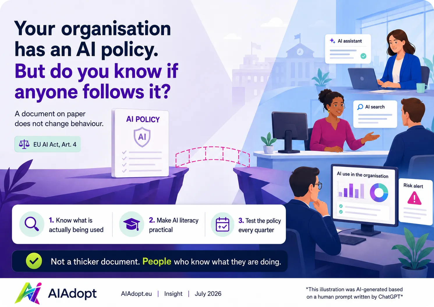 Your organisation has an AI policy. But do you know if anyone follows it?