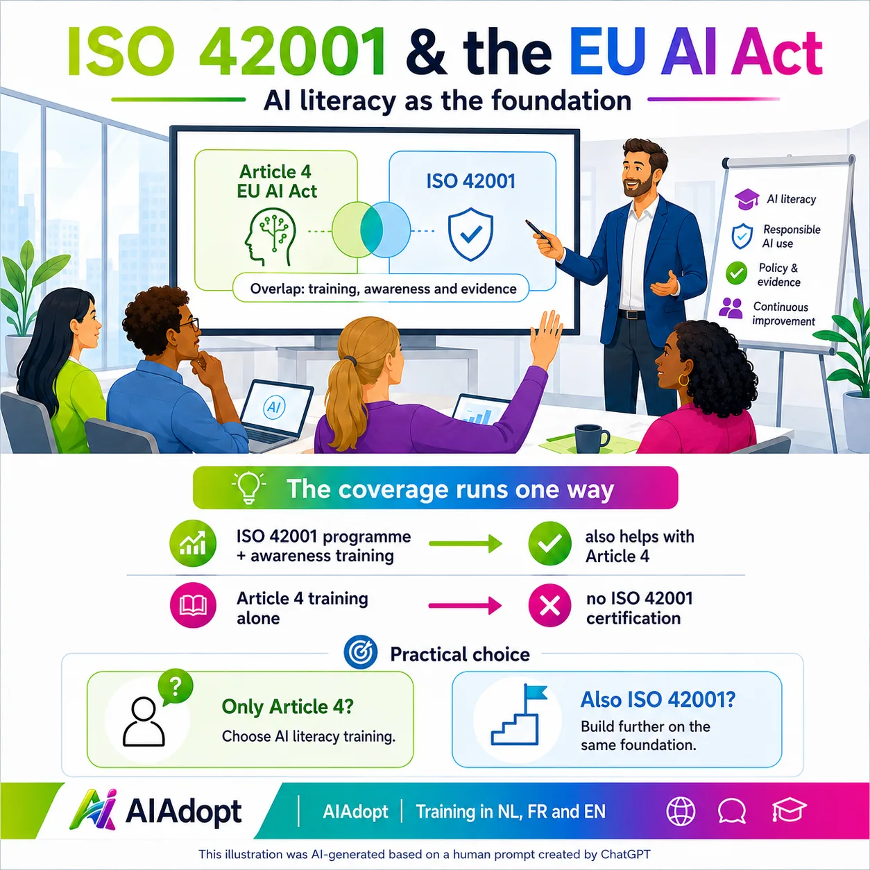 Does an ISO 42001 Awareness Training satisfy the AI literacy duty under the EU AI Act?