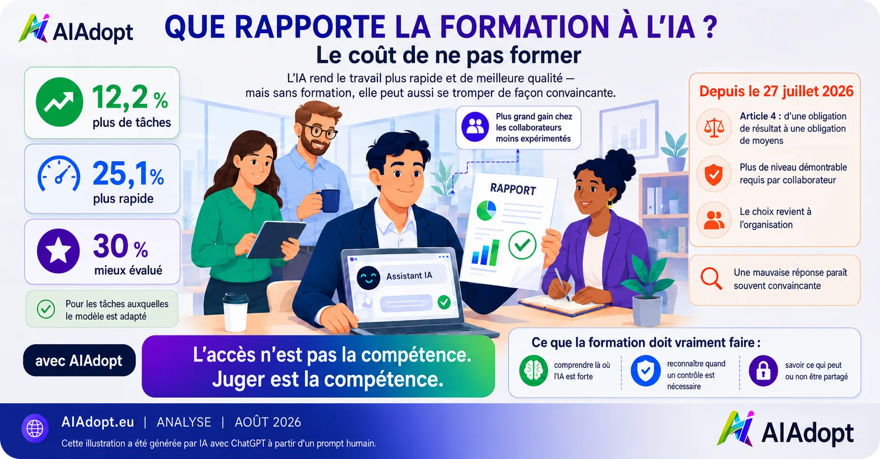 Que rapporte réellement une formation à l'IA ? La facture de l'inaction