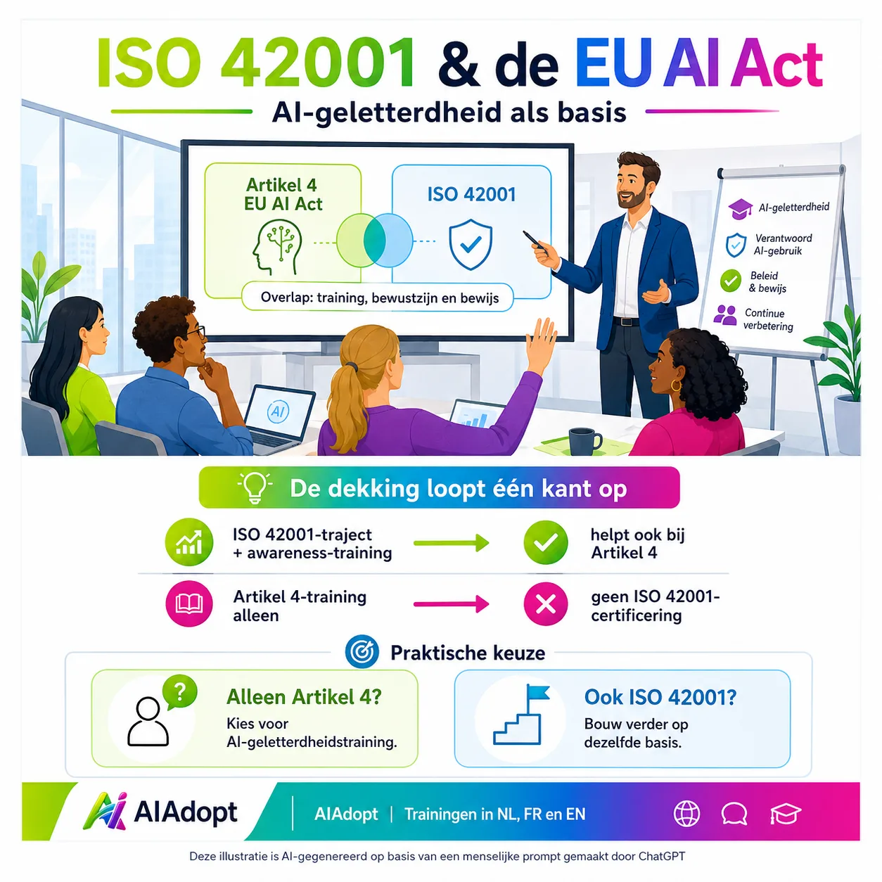 Voldoet een ISO 42001 Awareness Training aan de AI-geletterdheidsplicht van de EU AI Act?
