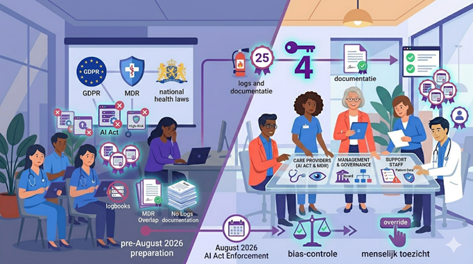 AI in de zorg: wat de EU AI Act concreet verandert voor zorginstellingen